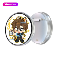 Mooden M3 - Insignia Electrónica Inteligente con Pantalla Dinámica de Anime, Pantalla Táctil Completa HD de 1.95 Pulgadas, Insignia Electrónica DIY