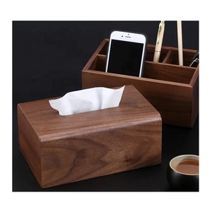 Home <span class=keywords><strong>DecorHome</strong></span> Decor Caja de pañuelos de madera con tapa deslizante - Product Image 5