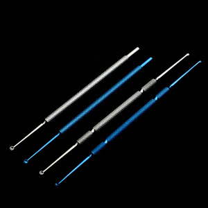 Meidisikang <b>Microscopic</b> Ophthalmic Instruments Double Headed Meibomian Gland Curette Dermatological Wart Scraping Tool - Product Image 1