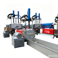 Ligne d'extrusion à vis simple pour le recyclage de bouteilles HDPE, traitement EPS PA PPR, moteur, production 80-800 kg/h, à vendre