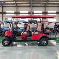 Voiturette de golf électrique CAMP durable 6 places, couleur personnalisée, prix usine, à vendre