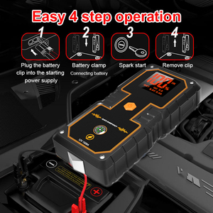 <span class=keywords><strong>Kit</strong></span> de Démarrage d'Urgence Portable <span class=keywords><strong>Carson</strong></span> 12V pour Voiture, 1 Démarrreur de Batterie Externe pour Voitures Essence/Diesel, Noir, Garantie 1 An - Product Image 3