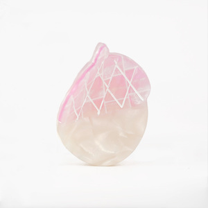 Pinza de Pelo Mini de Acetato Acrílico con Diseño Creativo de 4.3cm, Adorno de Bellota Marrón, Color Personalizado, Unisex, a la Moda - Product Image 4