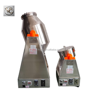 Mélangeur à tambour vertical en acier inoxydable FKJX à double cône, petite machine à mélanger les épices pour le mélange de poudres d'assaisonnement et la recherche en laboratoire alimentaire