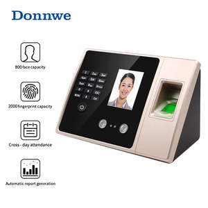 זיהוי פנים שעון סורק טביעות אצבע ב/החוצה העובד נוכחות מחשב מקליט זמן - Product Image 1