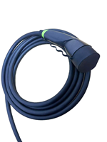 Nouveau câble de charge pour véhicule électrique de type 2 à type 2 de 7,4 kW, 5 m, 32 A, 1 phase, certifié