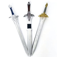 Espada de Espuma de PU, Modelo de Arma de Anime, Accesorio de Juego de Guerra, Espada de la Guardia Real, para Disfraces, Halloween, Regalos, Maquillaje y Fiestas