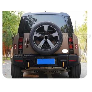 Difusor de Parachoques Trasero LED para Auto, Spoiler, Divisor, Negro Brillante, Pieza de Modificación para Land Rover Defender 2022+, Accesorios para Auto - Product Image 4