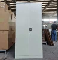 Archivador de metal barato, puerta abatible, armario de oficina, archivador de acero, armario de almacenamiento de metal resistente en Tailandia