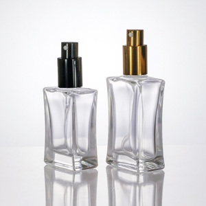 <span class=keywords><strong>30ml</strong></span> 50ml 100mL Pulverizador de tornillo negro mate Botella de perfume recargable Botella de spray de vidrio rectangular - Product Image 5