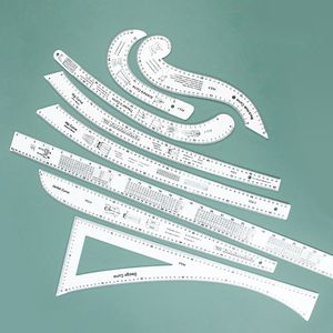 Линейка для изготовления тарелок для одежды многофункциональная измерительная линейка для рисования вспомогательный измерительный инструмент для одежды - Product Image 3