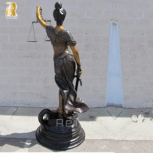 <span class=keywords><strong>Statue</strong></span> de Justice en Bronze à la taille réelle, décoration extérieure de Jardin à vendre - Product Image 4