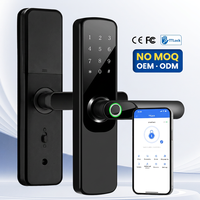 Serrure intelligente WiFi Tuya, biométrique, sans clé, mot de passe numérique, 5050 4585, serrure à mortaise TTlock, serrure de porte intelligente sans fil pour la maison