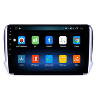 Android 13 autoradio auto fm BT commande au volant Mic Car Stereo pour Peugeot 2008 2014-2016