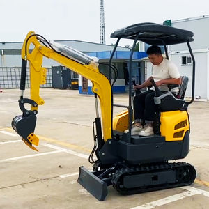 Bonne vente Mini pelle sur chenilles 1.6 tonnes Garden Digger EPA Engine Bagger Excavator Mulcher - Product Image 2