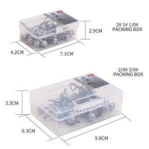 Hameçons de pêche Jighead 14g 3/0, 25 pièces, hameçons à tête de plomb pour la pêche au bar en eau douce, accessoires de pêche - Product Image 2