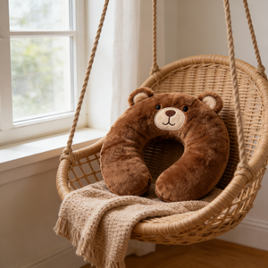 Repose-tête en mousse à mémoire de forme <span class=keywords><strong>pour</strong></span> enfants, idéal <span class=keywords><strong>pour</strong></span> la sieste, sûr, lavable, compagnon doux <span class=keywords><strong>pour</strong></span> les tout-petits, en polyester - Product Image 2