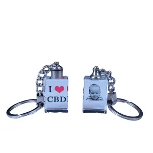 Honor of crystal Valentine's Day 3D Crystal Engraving Couple Small Pendant Crystal Couple Key Chain Love For Women Girlfriend Keychain