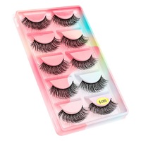 Faux cils en gros, logo personnalisé, extensions de cils en faux vison coréen, extensions de cils faites à la main, fournisseur de cils