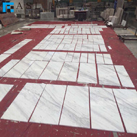 Dalle de marbre blanc naturel Volakas, marbre naturel pour sol, mur, plan de travail, marbre blanc de luxe pour la décoration d'hôtels et de villas