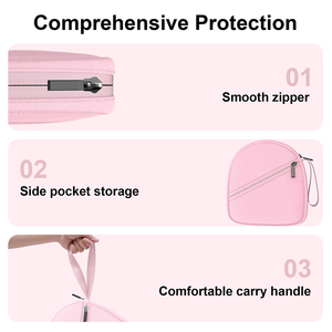 Factory Wholesale Portable Travel Storage Carrying Bag Shockproof Waterproof EVA Case Headphone Headset Case Bag Custom Logo - Product Image 2