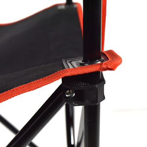 كرسي تخييم فردي قابل للطي بري بتصميم جديد من معدن الحديد والخشب الصلب للاستخدام الخارجي - Product Image 5