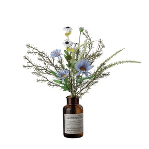 Décoration murale en fleurs artificielles de camélia, tissu tissé en plastique, décoration de mariage à domicile CF01252 - Product Image 5