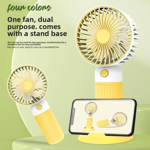 Mini ventilador de carga USB portátil recién llegado, ventilador pequeño de primera marcha personalizable para coche, Hotel, uso al aire libre, caja de plástico - Product Image 4