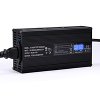 Chargeur de moto électrique XT30 300W pour tondeuse à gazon, batterie lithium 3A 84V 87.6V avec PFC intégré, compatible LED EU/US/UK