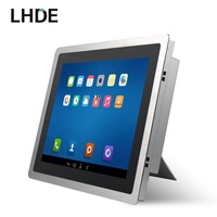 Fabricant tablette pc 10.1 pouces Android 9.0 industriel tout en un panneau pc RK3399 avec RS232/RS485