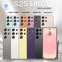 Smartphone OEM S25 Ultra 5G LTE 7,3 Inci HD Deca Core OLED Kamera 108MP Versi Global Android 15 Terbaru NFC