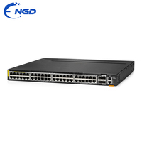 JL659A Switch PoE++ Inteligente de 48 Puertos, 1/2.5/5GbE Clase 6, 4x50G SFP56 Uplink, 1U para Montaje en Rack, Switch Gestionado de Capa 3