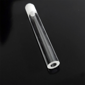 Klare Hochtemperatur-Quarz rohre mit Gewinde - Product Image 1