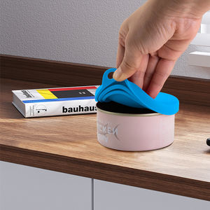 Pet gıda köpekler ve kediler için silikon katlanabilir katlanabilir kapaklar kapakları özelleştirilmiş gıda kutuları - Product Image 6