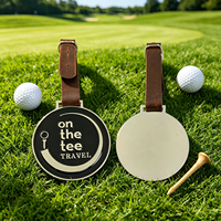 Tag Tas Golf Logam Finishing Matte Profil Tipis Multi Warna Custom