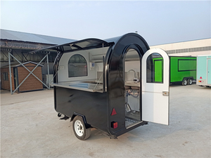 食品および飲料用モバイルフードカート自動販売カート2021ベストセラー屋外商用モバイルファーストフードトレーラートラック - Product Image 3