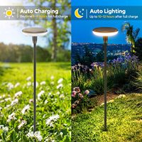 Nouveau Style IP65 LED Solaire Jardin Lumière Lampe Extérieure pour Fleurs Patio Pelouse Chemin