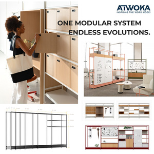 Mueble de Almacenamiento para <span class=keywords><strong>TV</strong></span> Móvil, Mueble Modular de Presentación para Oficina, para un Espacio de Trabajo Ágil - Product Image 3