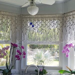 Tapices de Pared de Macramé con Diseño de Cuerdas Estilo Bohemio Chic a Precio Económico, Decoraciones de Pared para el Hogar - Product Image 6