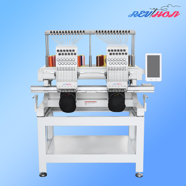 High Speed 2 Head Computer Intelligent High Quality Embroidery Machine Like Tajima