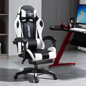 Directo de fábrica moderno respaldo alto giratorio RGB LED Racing Office <span class=keywords><strong>Silla</strong></span> <span class=keywords><strong>Gamer</strong></span> <span class=keywords><strong>silla</strong></span> brazos ajustables reposapiés <span class=keywords><strong>para</strong></span> juegos de ordenador trabajo - Product Image 2