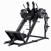 ZOSHINE Station d'entraînement inclinée à 45 degrés pour la musculation, presse à jambes et hack squat pour l'entraînement des quadriceps et des fessiers