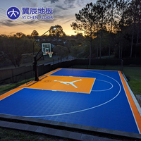 Revêtement de sol pour terrain de basket-ball extérieur 30x40 pour terrain de basket-ball de jardin