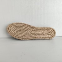 Nouveauté Espadrilles 18mm Semelle extérieure de chaussure Semelle en jute unisexe pleine grandeur pour la confection de chaussures