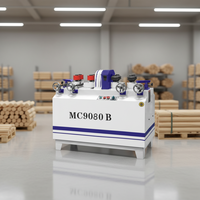 Routeur haute vitesse Mustang MC9080B pour la fabrication de balais, avec moteur et engrenages, pour le travail du bois et des bâtons ronds