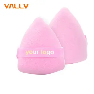 trending products 2023 new arrivals triangle pink soft beauty makeup blender custom logo make up puffs powder puff