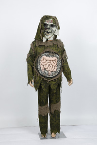 Disfraces de Halloween de Carnaval de Terror para Niños, Ropa de Viscera Horrible, Disfraz de Monstruo Zombi del Pantano con Máscara - Product Image 2