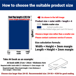 Eco-Friendly Custom <strong>Bubble</strong> <strong>Mailers</strong> (<strong>100</strong>% Biodegradable/Recyclable) for Jewelry Lingerie - Product Image 3