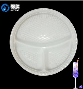 Piatti di plastica tondi personalizzati usa e getta cibo per feste 7.5 piatto da 9 pollici <span class=keywords><strong>pp</strong></span>