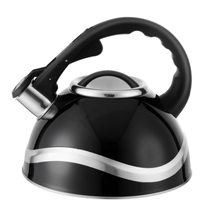 Stainless Steel 3L Stove Top <strong>Kettle</strong> Fast Boil Whistling <strong>Kettle</strong> <strong>for</strong> Gas <strong>Hob</strong> Induction <strong>Hob</strong> Silicon Coated Cool Handle - Product Image 4